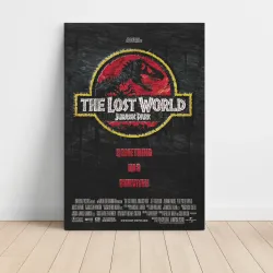 Jurassic Park The Lost World 1990's Fine Art Movie Poster