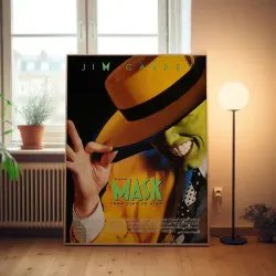 The Mask 1990's Fine Art Movie Poster - Iconic Collectible