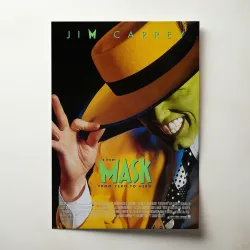 The Mask 1990's Fine Art Movie Poster - Iconic Collectible
