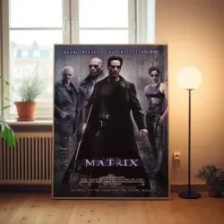 The Matrix 1990's Fine Art Movie Poster - Iconic Wall Decor