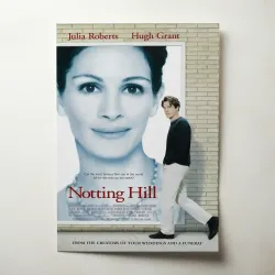 Notting Hill 1990's Fine Art Movie Poster - Vintage Charm