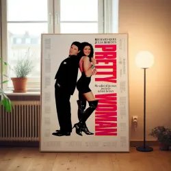 Pretty Woman 1990's Fine Art Movie Poster - Classic Charm