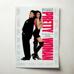 Pretty Woman 1990's Fine Art Movie Poster - Classic Charm