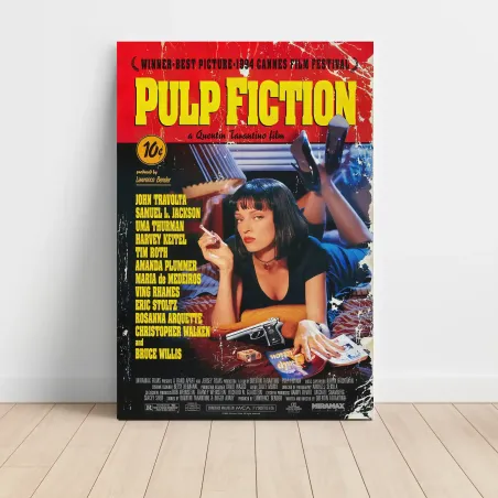 Pulp Fiction 1990's Fine Art Movie Poster - Iconic Design