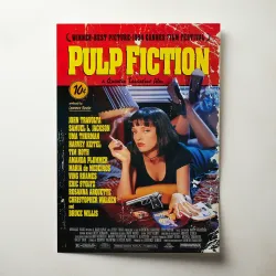 Pulp Fiction 1990's Fine Art Movie Poster - Iconic Design