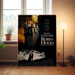 Robin Hood Prince of Thieves 1990's Fine Art Movie Poster
