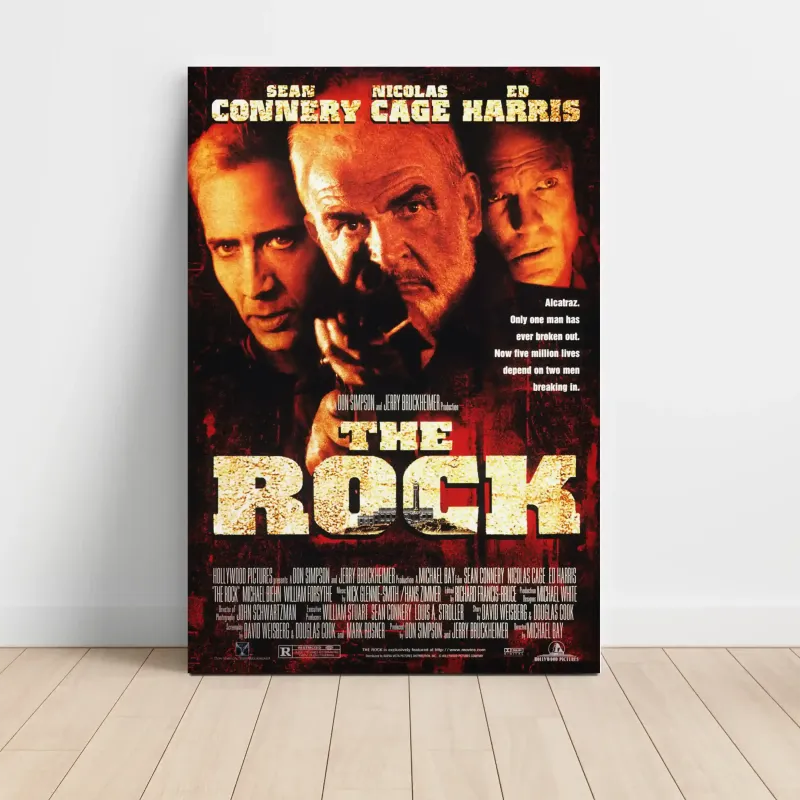 The Rock 1990's Fine Art Movie Poster - Iconic Collectible