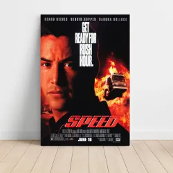 1990's Speed Fine Art Movie Poster - Vintage Collectible