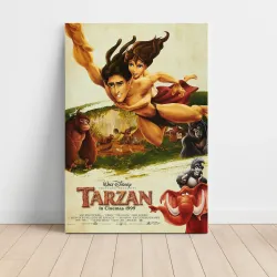 Tarzan 1990's Fine Art Movie Poster - Vintage Collectible