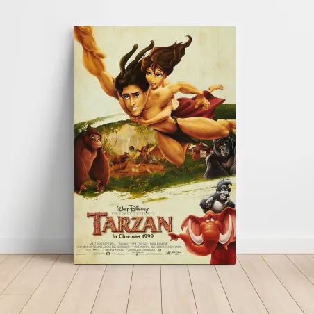 Tarzan 1990's Fine Art Movie Poster - Vintage Collectible