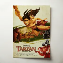 Tarzan 1990's Fine Art Movie Poster - Vintage Collectible