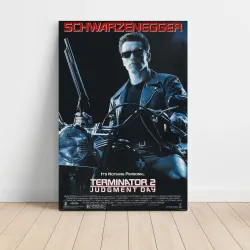 Terminator 2 : Judgment Day 1990's Fine Art Movie Poster