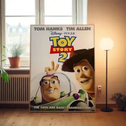 Toy Story 2 Fine Art Poster | Classic 1990's Movie Decor