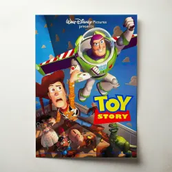 Toy Story (1995) Fine Art Movie Poster