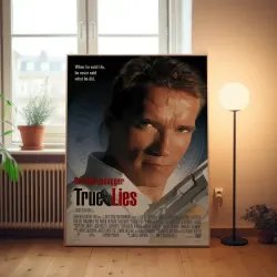 True Lies 1990's Fine Art Movie Poster - Iconic Collectible