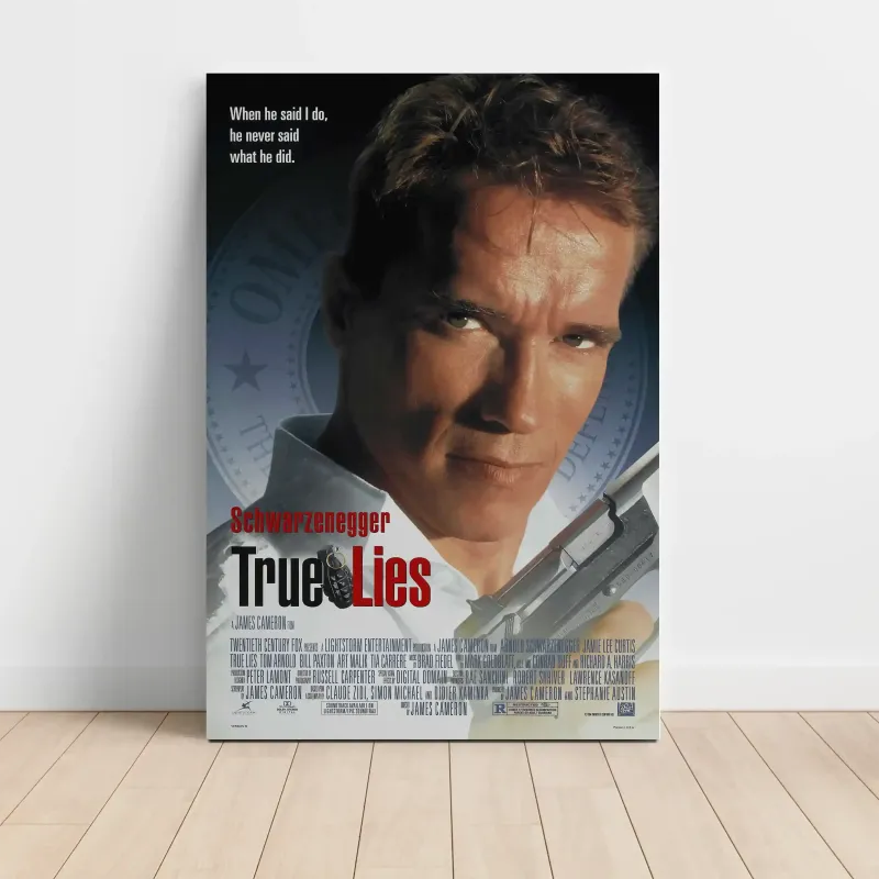 True Lies 1990's Fine Art Movie Poster - Iconic Collectible