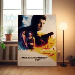 The World is Not Enough 1990's Fine Art Movie Poster