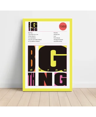 Duran Duran – Big Thing Fine Art Album Poster