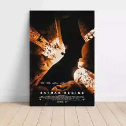 Batman Begins Fine Art Poster - 2000's Movie Collectible
