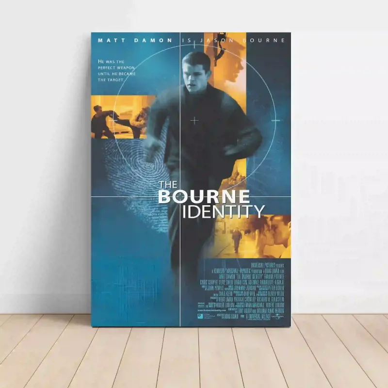 The Bourne Identity (2002) Fine Art Movie Poster
