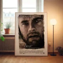 Cast Away Fine Art Poster | Iconic 2000's Movie Decor