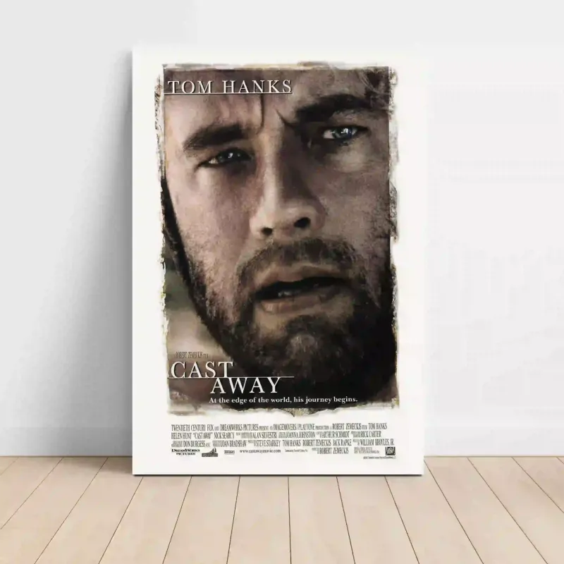 Cast Away Fine Art Poster | Iconic 2000's Movie Decor