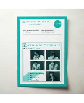 Duran Duran – Carnival EP Fine Art Album Poster