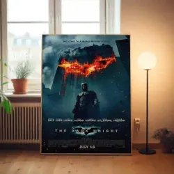Batman The Dark Knight 2000's Fine Art Movie Poster