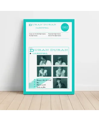 Duran Duran – Carnival EP Fine Art Album Poster