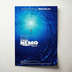 Finding Nemo 2000's Fine Art Movie Poster - Dive In!