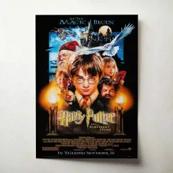 Harry Potter and the Philosopher's Stone (2001) Fine Art Movie Poster