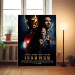 Iron Man Fine Art Poster 2000's Movie Collectible