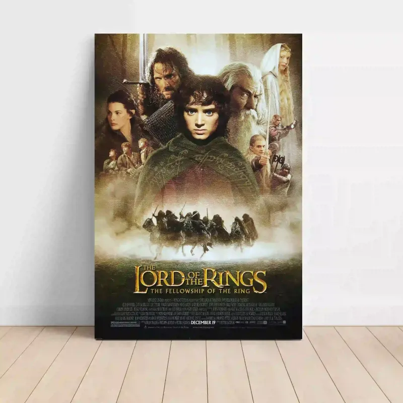 The Lord of the Rings: The Fellowship of the Ring (2001) Fine Art Movie Poster