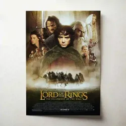 The Lord of the Rings: The Fellowship of the Ring (2001) Fine Art Movie Poster