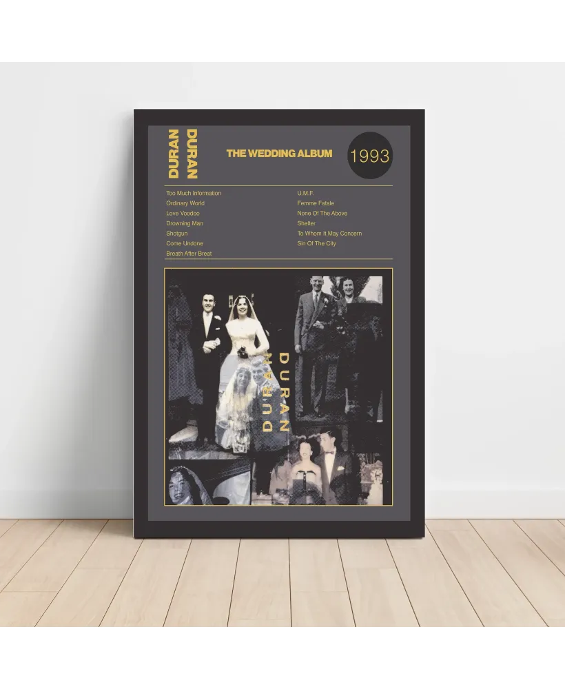 Duran Duran – Duran Duran (The Wedding Album) Fine Art Album Poster