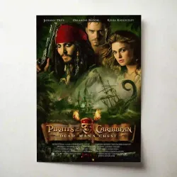 Pirates of the Caribbean Dead Mans Chest Fine Art 2000's Movie Poster