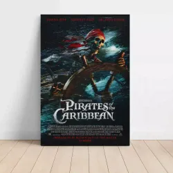 Pirates of the Caribbean: The Curse of the Black Pearl (2003) Fine Art Movie Poster