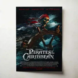 Pirates of the Caribbean: The Curse of the Black Pearl (2003) Fine Art Movie Poster