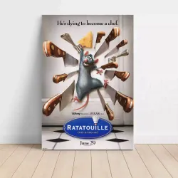 Ratatouille (2007) Fine Art Movie Poster