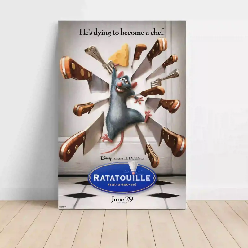 Ratatouille (2007) Fine Art Movie Poster