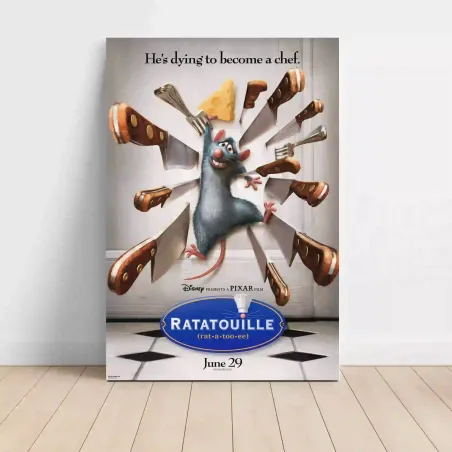 Ratatouille (2007) Fine Art Movie Poster
