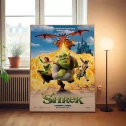 Shrek Fine Art Poster | Iconic 2000's Movie Decor