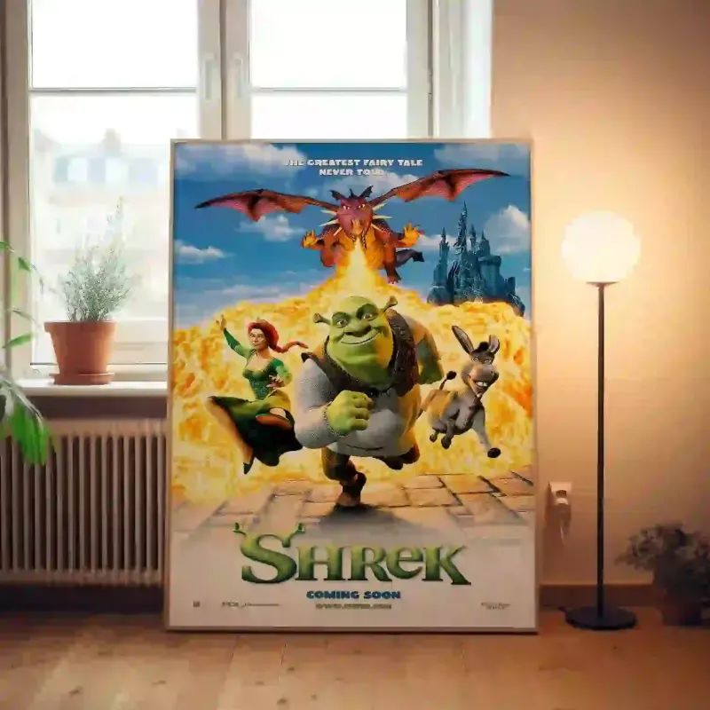 Shrek Fine Art Poster | Iconic 2000's Movie Decor
