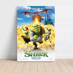 Shrek Fine Art Poster | Iconic 2000's Movie Decor