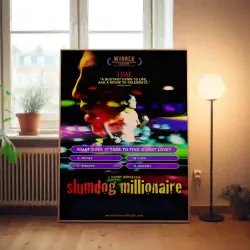 Slumdog Millionaire Fine Art Poster | 2000's Movie Classic
