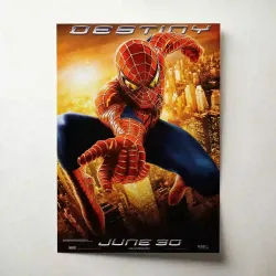 Spiderman 2 Fine Art Poster | 2000's Movie Collectible