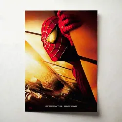 Spider-Man (2002) Fine Art Movie Poster (Design 1)