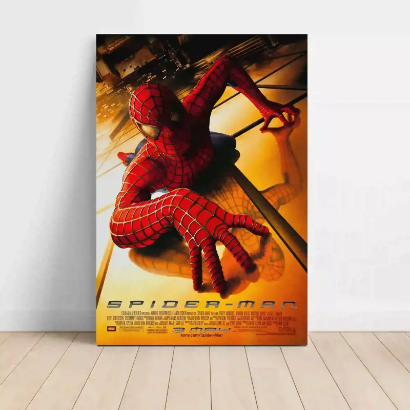Spider-Man (2002) Fine Art Movie Poster (Design 2)
