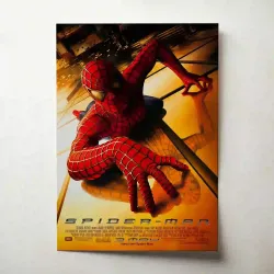 Spider-Man (2002) Fine Art Movie Poster (Design 2)