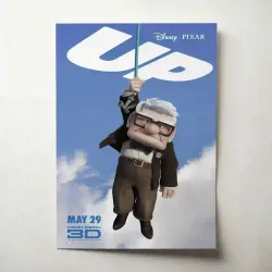 Up (2009) Fine Art Movie Poster